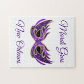 Mardi Gras New Orleans Mask Puzzle (Horizontal)