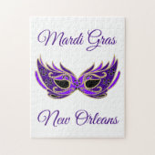 Mardi Gras New Orleans Mask Puzzle (Vertikal)