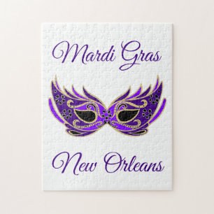 Mardi Gras New Orleans Mask Puzzle