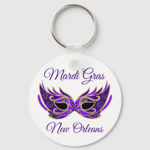 Mardi Gras New Orleans Mask Schlüsselanhänger