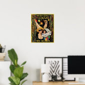 Mardi Gras New Orleans Plakat. Poster (Heimbüro)