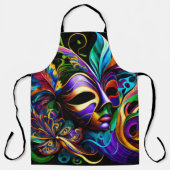 Mardi Gras New Orleans Schürze (Vorderseite)