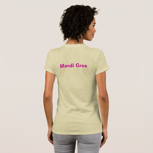 Mardi Gras New Orleans T-Shirt (Schwarz voll)
