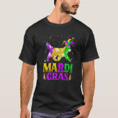 Mardi Gras Newfoundland Dog Lover Carnival Jester  T-Shirt (Vorderseite)