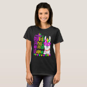 Mardi Gras No Prob Llama Alpaca Funny Carnival Cos T-Shirt (Vorne ganz)