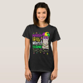 Mardi Gras No Prob Llama Alpaca Funny Carnival Cos T-Shirt (Vorne ganz)