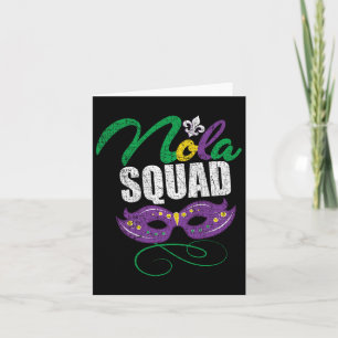 Mardi Gras Nola Squad stört New Orleans Beads Karte