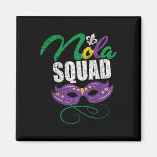 Mardi Gras Nola Squad stört New Orleans Beads Magnet