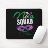 Mardi Gras Nola Squad stört New Orleans Beads Mousepad (Mit Mouse)