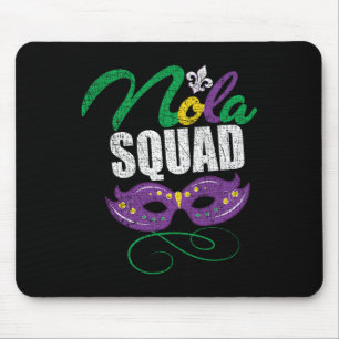 Mardi Gras Nola Squad stört New Orleans Beads Mousepad