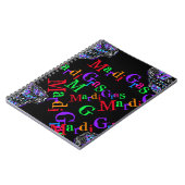 MARDI GRAS NOTIZBLOCK (Linke Seite)