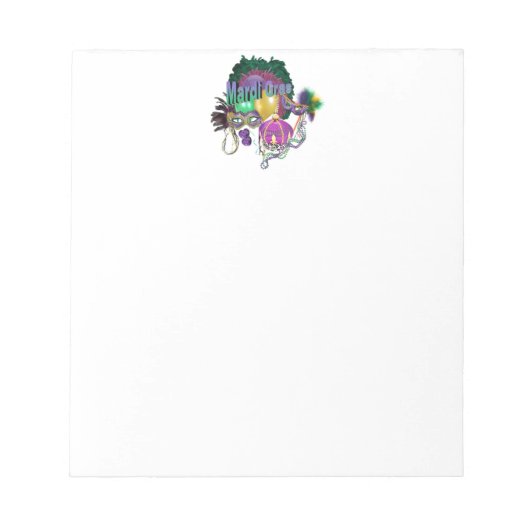 Mardi Gras Notizblock (Vorderseite)