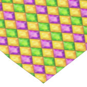 Mardi Gras oder ein festliches Tablett Tischdecke (Schrägansicht)