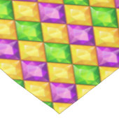 Mardi Gras oder ein festliches Tablett Tischdecke (Schrägansicht)