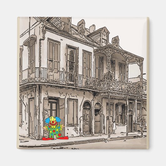 Mardi Gras on Desire St Magnet (Vorne)