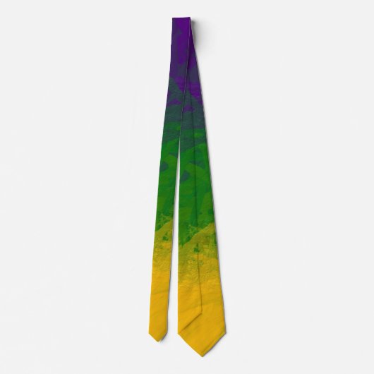 Mardi Gras Paint Krawatte (Rückseite)