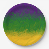 Mardi Gras Paint Pappteller (Vorderseite)