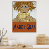 Mardi Gras Pan Poster (Küche)