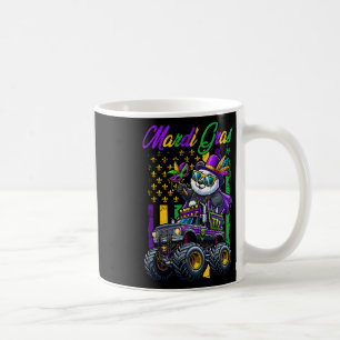 Mardi Gras Panda singt auf Monstertruck-Perlen Ma Kaffeetasse
