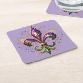 Mardi Gras Paper Coaster Rechteckiger Pappuntersetzer (angewinkelt)