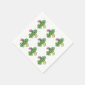 Mardi Gras Paper Napkin Serviette (Ecke)