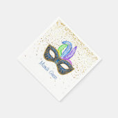 Mardi Gras Paper Napkins Serviette (Ecke)