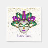 Mardi Gras Paper Napkins Serviette (Vorderseite)