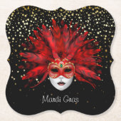 Mardi Gras Paper Untersetzer (Vorderseite)