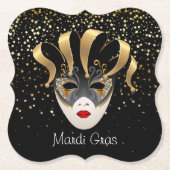 Mardi Gras Paper Untersetzer (Vorderseite)