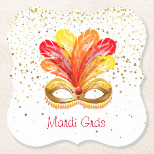 Mardi Gras Paper Untersetzer