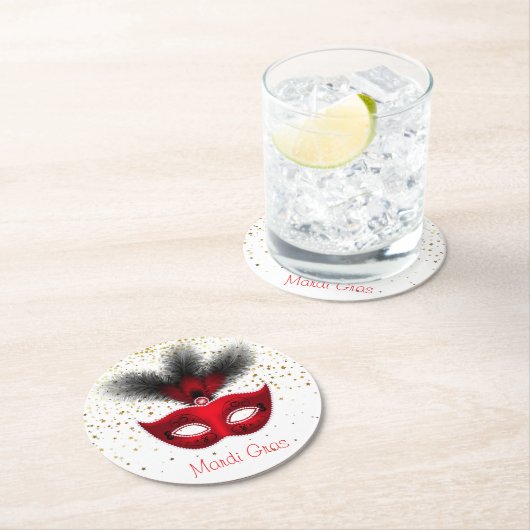 Mardi Gras Paper Untersetzer (Vor Ort)