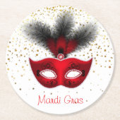 Mardi Gras Paper Untersetzer (Vorderseite)