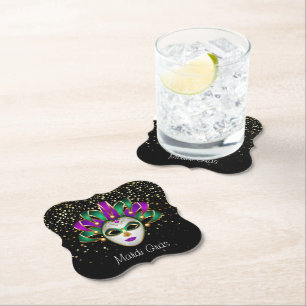 Mardi Gras Paper Untersetzer