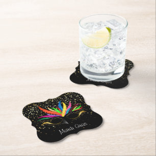 Mardi Gras Paper Untersetzer