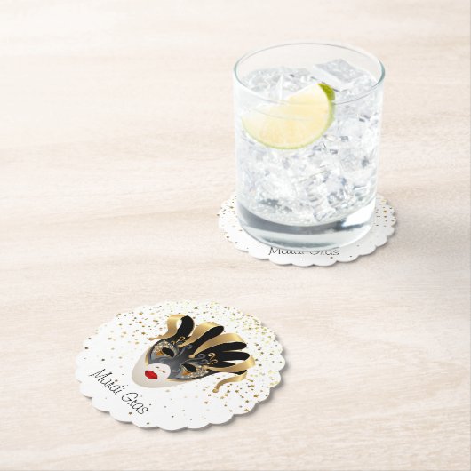 Mardi Gras Paper Untersetzer (Vor Ort)