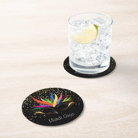 Mardi Gras Paper Untersetzer (Vor Ort)