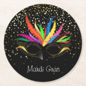 Mardi Gras Paper Untersetzer (Vorderseite)