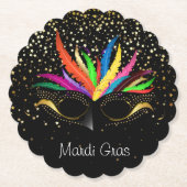 Mardi Gras Paper Untersetzer (Vorderseite)