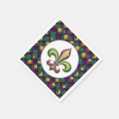 Mardi Gras Papier  Serviette (Ecke)