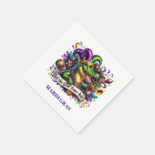 Mardi Gras-Papier-Servietten Serviette (Ecke)