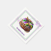 Mardi Gras-Papier-Servietten Serviette (Ecke)