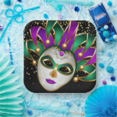 Mardi Gras Papierplatte Pappteller (Party)