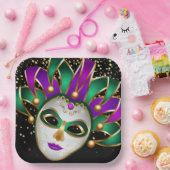 Mardi Gras Papierplatte Pappteller (Party)