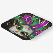 Mardi Gras Papierplatte Pappteller (Gewinkelt)
