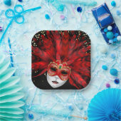 Mardi Gras Papierplatte Pappteller (Party)