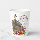 Mardi Gras Pappbecher (Vorderseite)