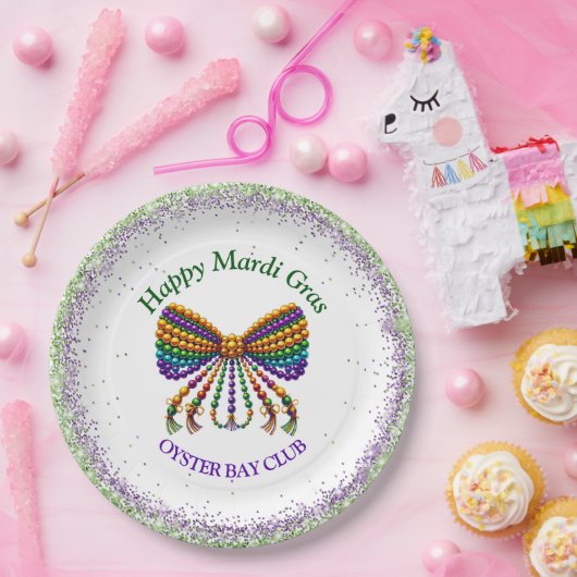 Mardi Gras Pappteller (Party)