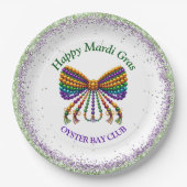 Mardi Gras Pappteller (Vorderseite)