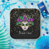 Mardi Gras Pappteller (Party)