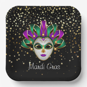 Mardi Gras Pappteller